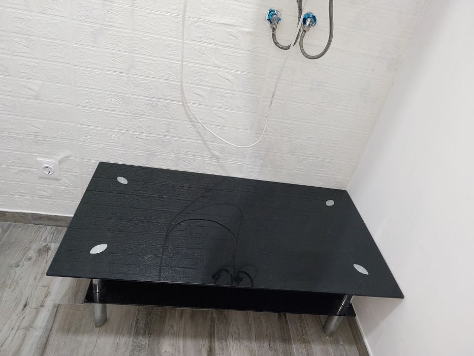 Mesa de centro em vidro