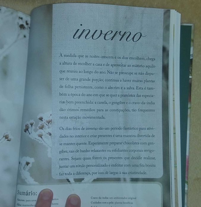 Livro : Remédios Naturais para todas as estações