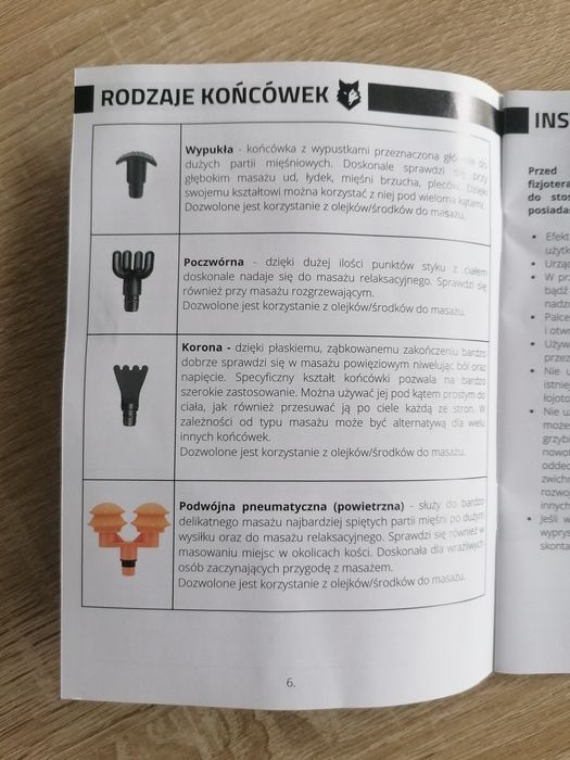 końcówka wymienna do masażera Alpha AMG01