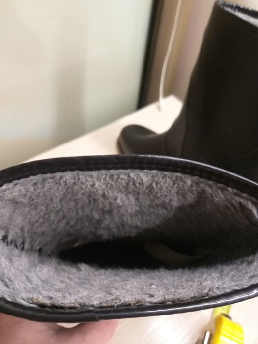 Жіночі гумові чоботи утеплені