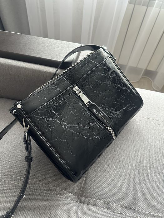 Шкіряна сумка клатч Polina