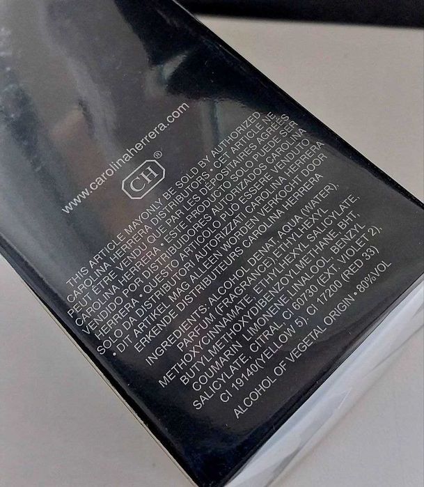 Парфюм мужской Carolina Herrera 212 VIP Black 100мл