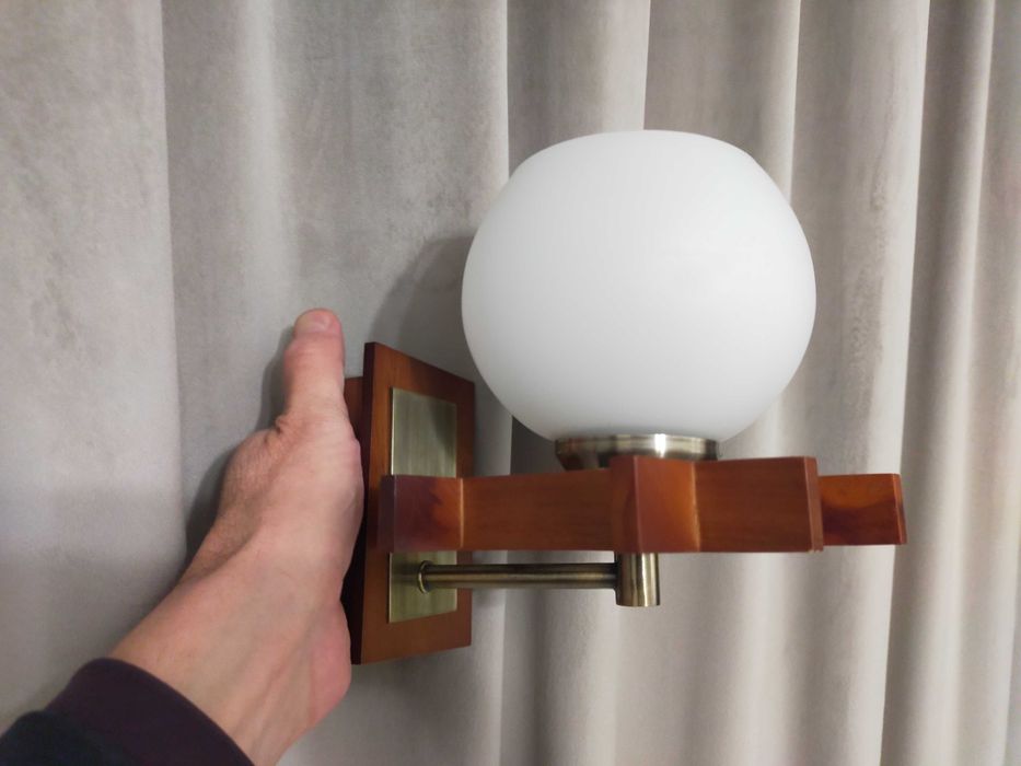 Комплект-люстра та два бра Чехія (великі лампочки) для квартири, офісу