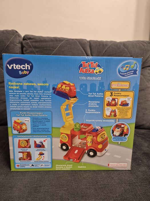 Tut tut autka wóz strażacki. Vtech nr 60810.