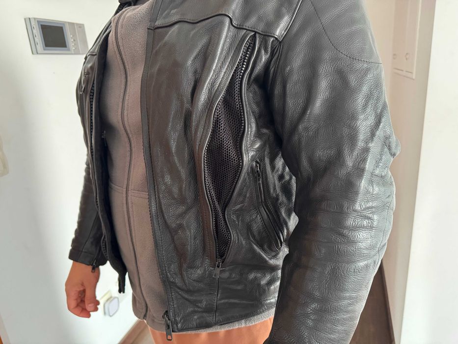 Motorcycle Leather Jacket for Man | Size XL / 52