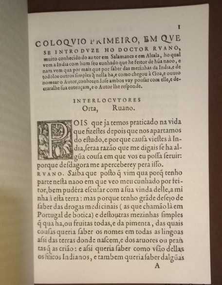Centúrias Curas Medicinais. Pharmacopea Lusitana. Colóquio dos simples