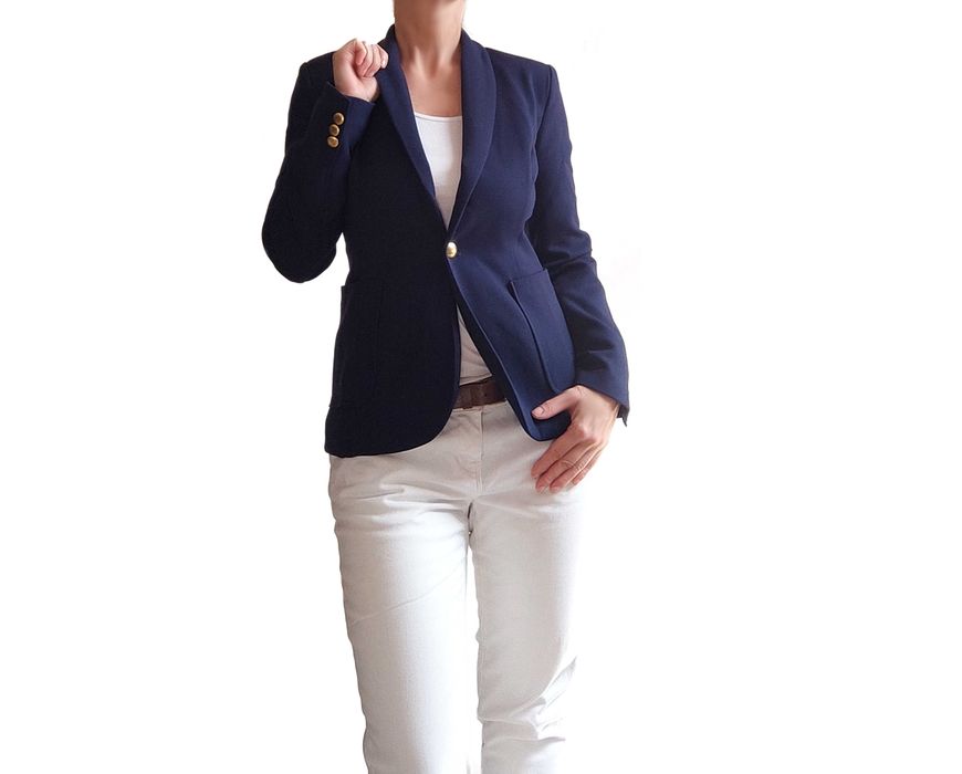 Mohito klubowa granatowa marynarka żakiet 34 36