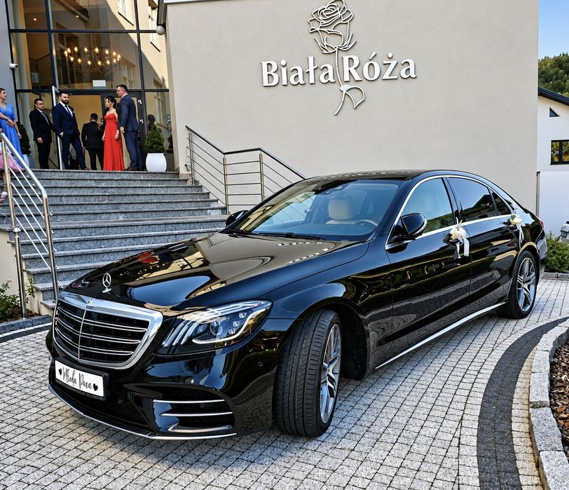 Auto do ślubu Mercedes Klasy S Limuzyna (wynajem)