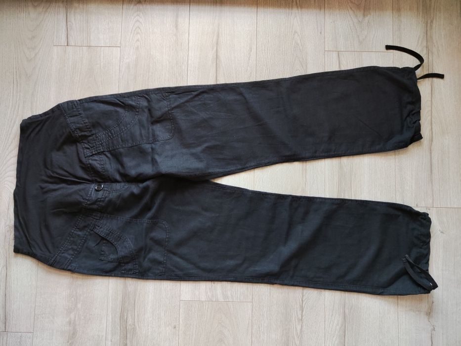 Spodnie lniane ciążowe r.42