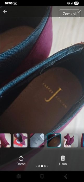 Botki bordo nowe Jasper Cornan 36/36.5