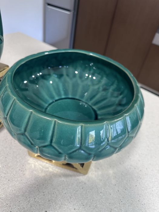 Jarras decorativas e suporte  para velas