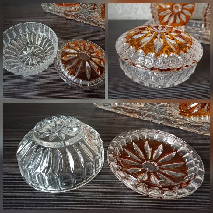 Тарілка Набір Кришталь 24%Pb Germany Вінтаж