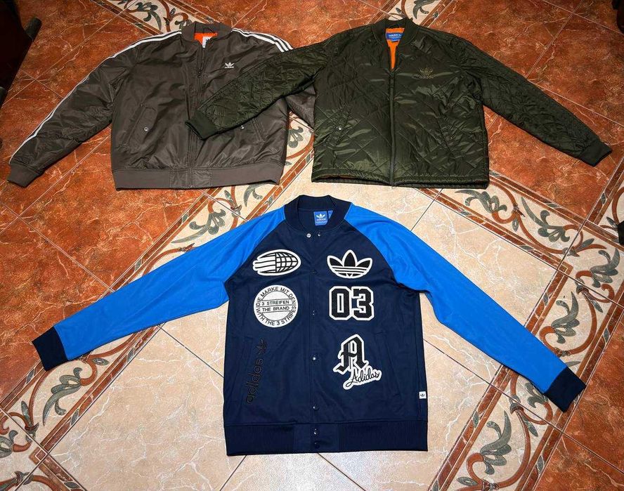Adidas (M-L) — Бомберы и куртки 3 шт / Оригинал