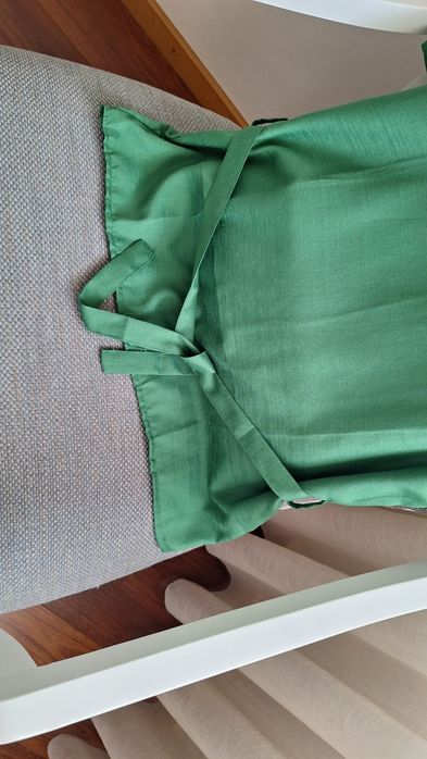 Tunica verde de linho