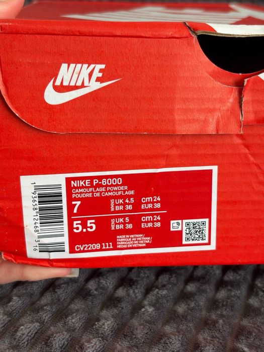 Nowe Oryginalne Damskie Buty Nike P6000 Różowe Sneakersy Y2K Rozmiar 38