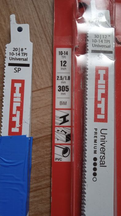 Продам полотно HILTI на сабельную пилу.