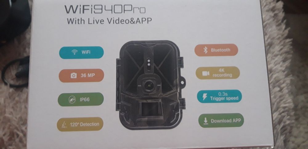 Фотопастка, відеорегістратор, відеонагляд, камера Suntek wifi 940pro