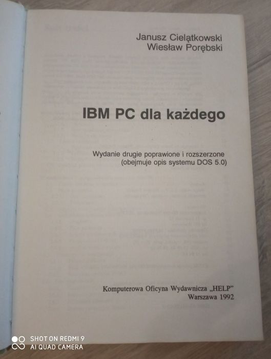 IBM PC dla każdego. Janusz Cielątkowski