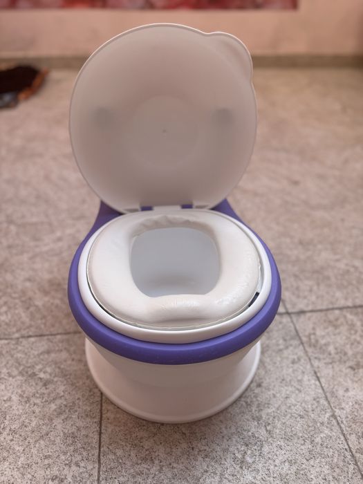 Nessa baby penico com compartimento traseiro para papel higiênico