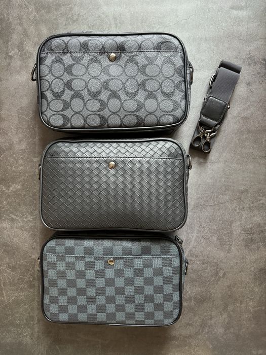 Чоловіча сумка / Мужская сумка Мессенджер Coach crossbody Сумка кожа