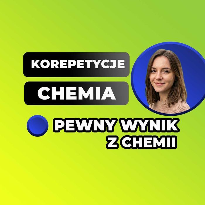Korepetycje CHEMIA | Matura Rozszerzona | Online | Korki z Chemii | Biolchem | Zadania | Lekcje Prywatne