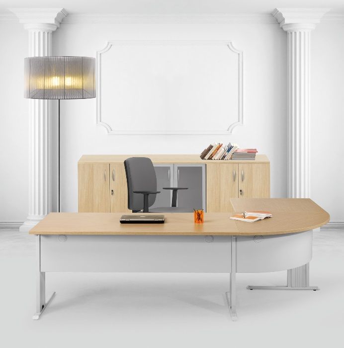Secretária reta de Escritório - Linha Express Nova