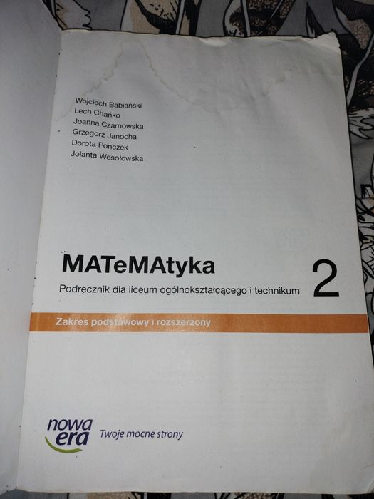 Matematyka 2 podręcznik