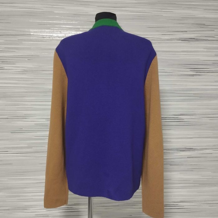 Теплий кардиган колорблок бавовна вовна COS