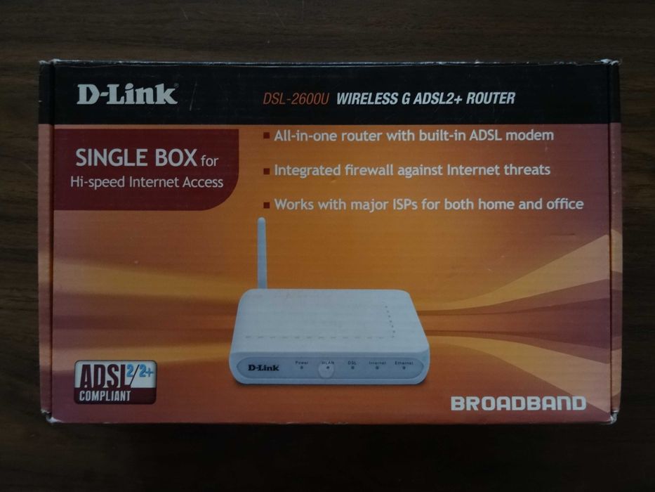 ADSL-роутер D-Link DSL-2600U