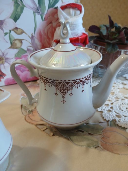 Раритетный чайный сервиз на 6 персон,новый,Баранивка.