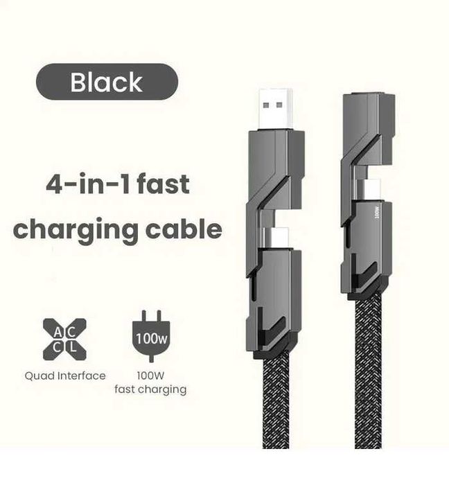 Kabel 4 W 1 USB C 100W