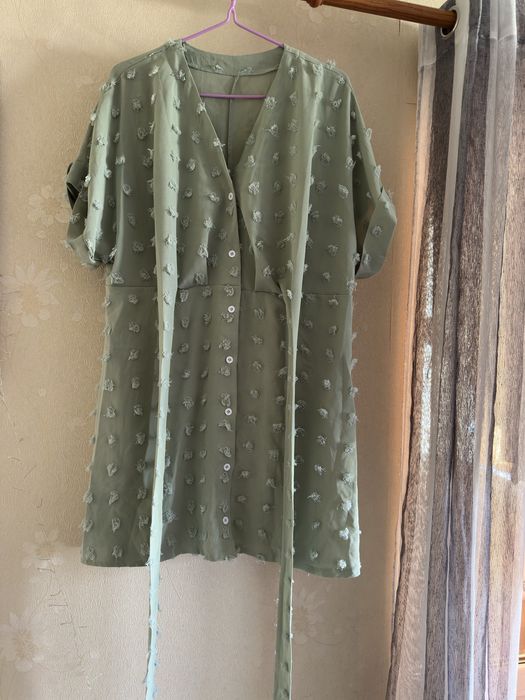 Сукня оливкова Shein ХЛ