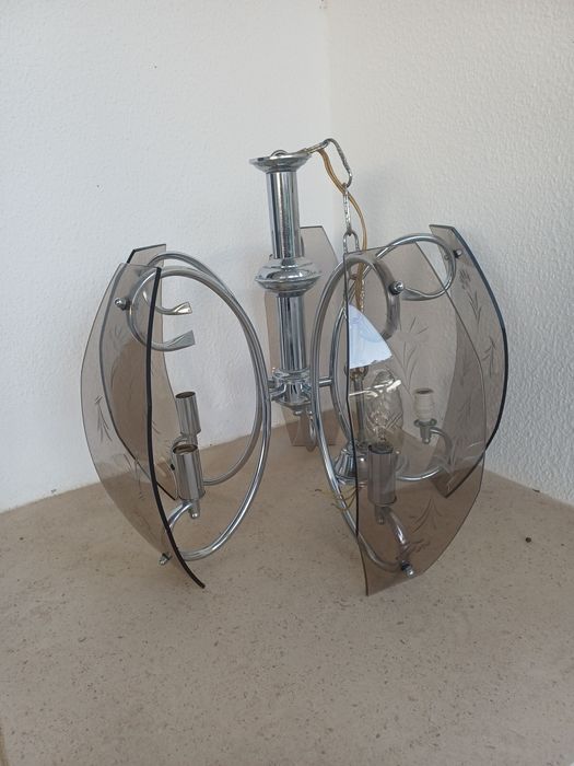 Candeeiro de tecto antigo (impecável)