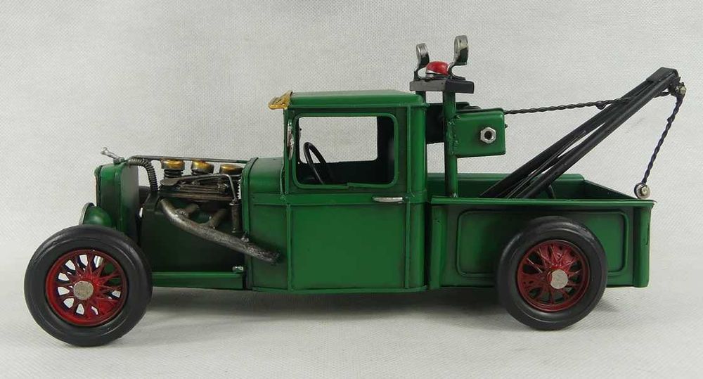 Metalowy model pojazd HOT ROD auto pomoc drogowa