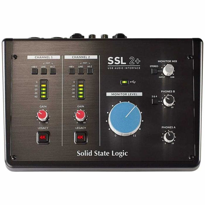 Interface Audio - SSL 2+ MKI - Avariada - Para Peças