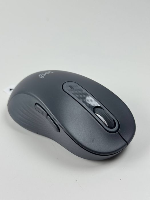 Бездротова оптична миша Logitech Signature M650 L Left Graphite - Bluetooth / USB-приймач, розмір для великих рук, коліщатко розумного прокручування