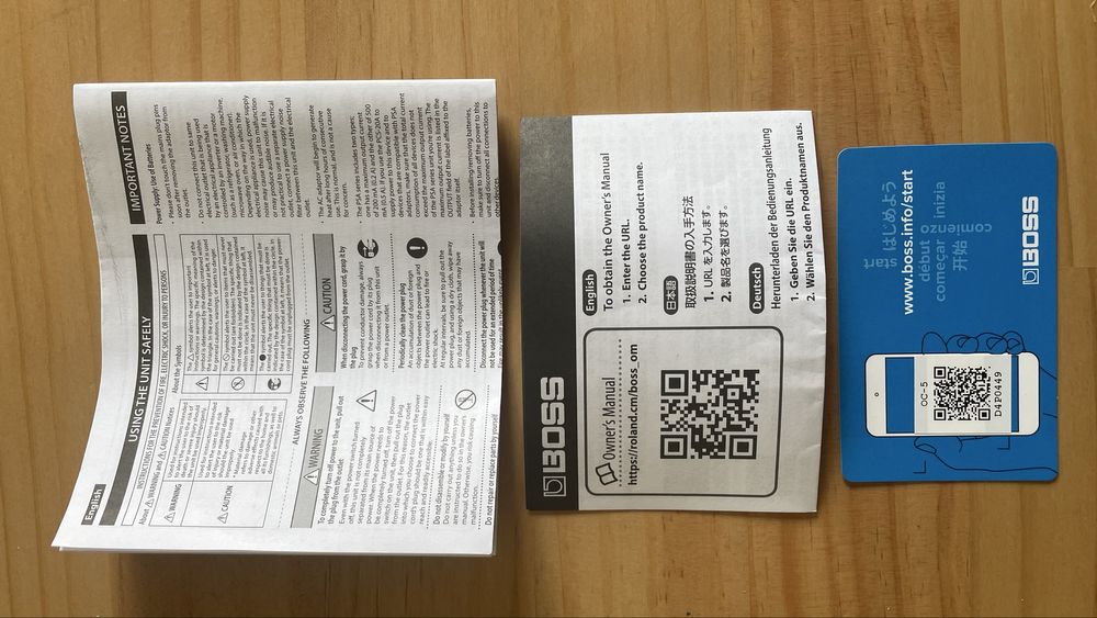 Pedal Boss OC-5 como novo