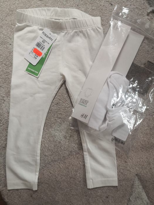 Leginsy kappahl 92, body h&m 92
