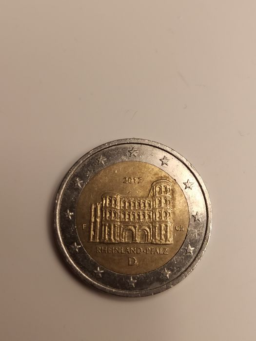 Moeda 2 € Alemã RHEINLAND‑PFALz