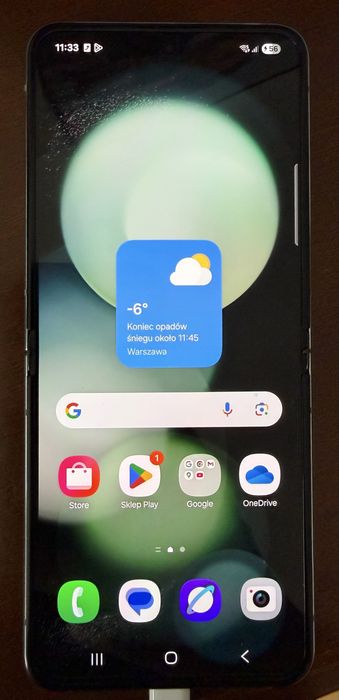 Telefon Galaxy Z Flip5 miętowy 8GB / 256GB