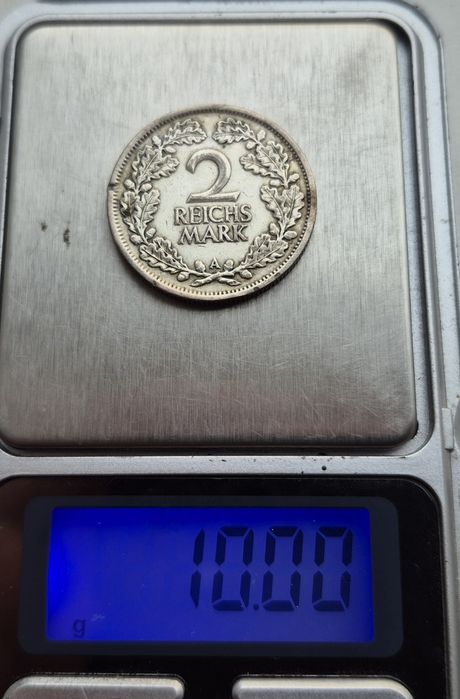Німеччина 2 марки 1925 та 1926 років дві монети