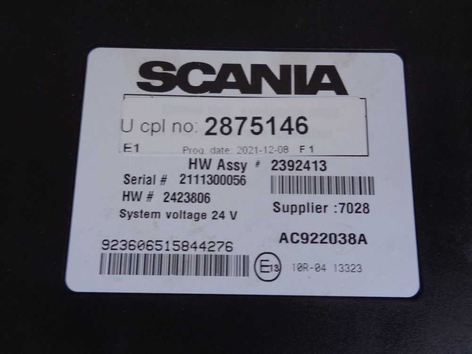 Moduł Zabudowy SCANIA BUS AUTOBUS BCI E1 Sterownik BCI NOWY!