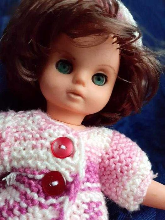 1970-е! Elsterwerda кукла ГДР винтаж 25 см советская в одежде