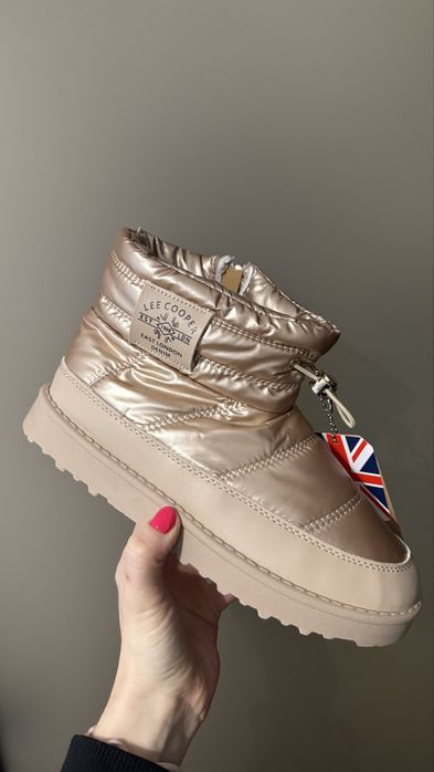 Śniegowce / botki zimowe Lee Cooper roz. 36 rose gold
