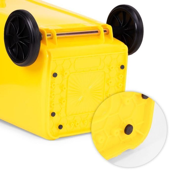 NOWE Zestaw 5 koszy do SEGREGACJI na śmieci pojemniki 5x120L zewnętrz