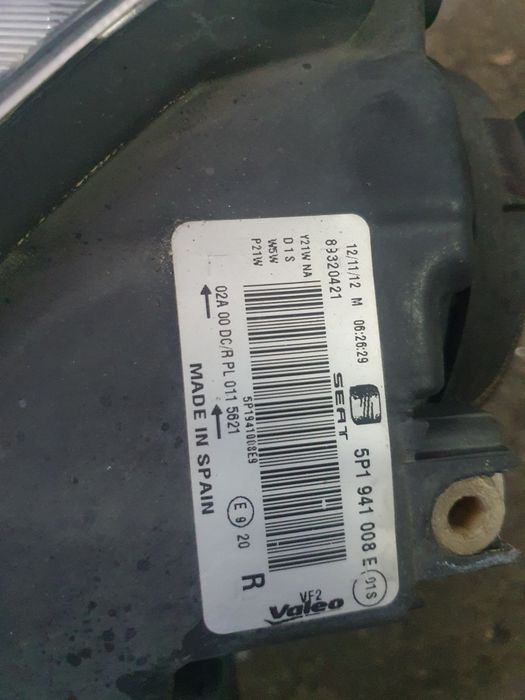 Farois Bi-xenon Direcionais Seat Leon 1P 2  09/12