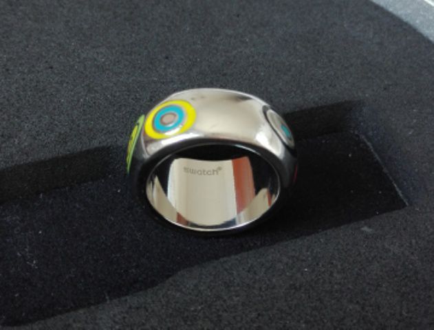 Anel Swatch em aço