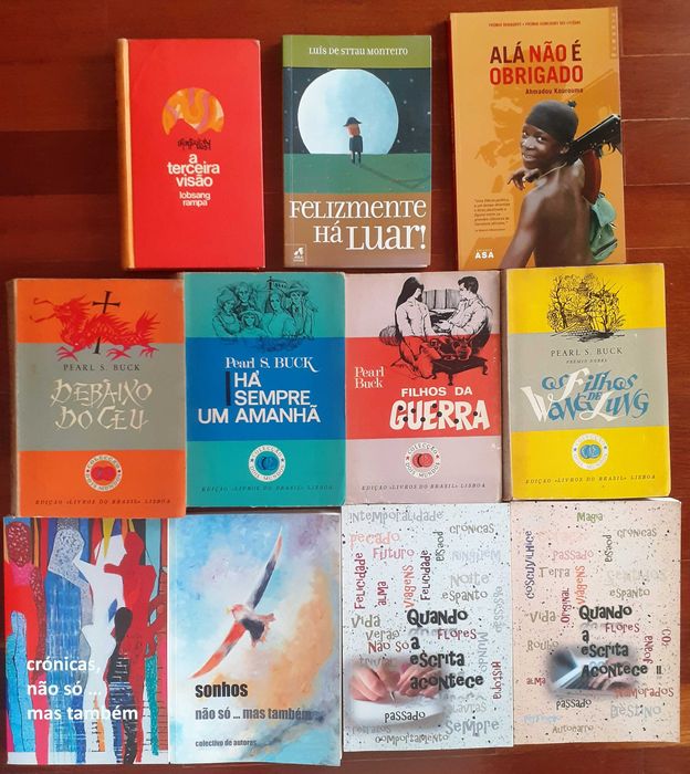 Livros Ken Follett, Pearl Buck, J.K.Rowling