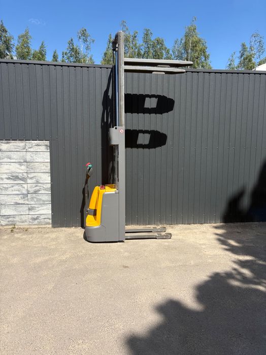 Wózek widłowy elektryczny Jungheinrich EJC 112 Li-Ion 290 cm 2019  Sztaplarka z masztem wózek paletowy, Lion wbudowana ładowarka, paleciak sticker