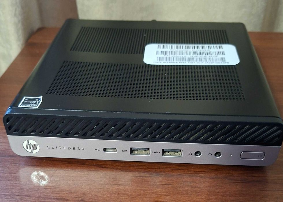Неттоп HP EliteDesk 705 G4 Ryzen 2400G 12/128Gb SSD Win11Pro